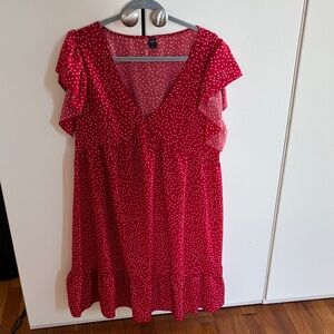 SHEIN Red Polka Dot dress